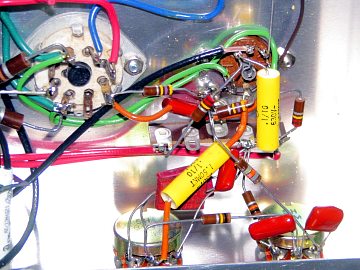 Tone control wiring detail
