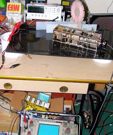 Contra coil Q test setup