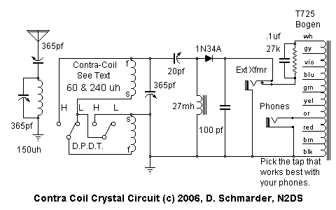 Contra coil set schematic