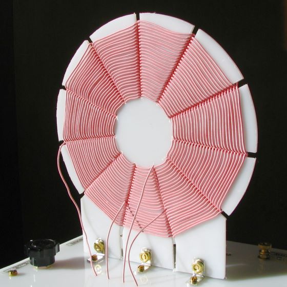 Large litz coil wound by Dave Schmarder