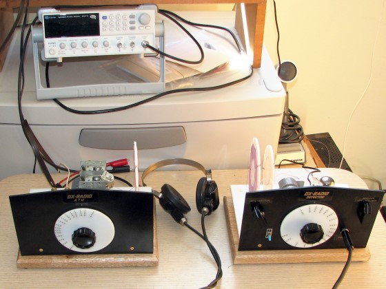 Dave Schmarder's 1AD tube radio listening post