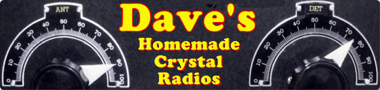 Dave's Homemade Crystal Radios Banner