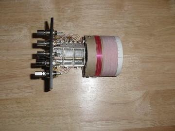 Dave's Crystal Radio  Inside view