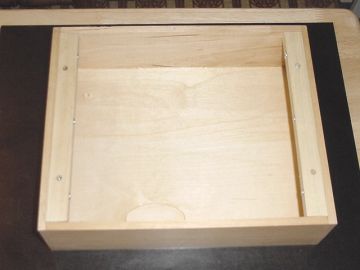 Dave's #6 Crystal Radio The box after the lid is removed.