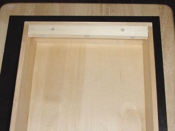 Dave's #6 Crystal Radio Closeup view of fastening system.