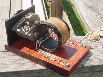 Dave Schmarder's Old Buzzard Crystal Set Back view