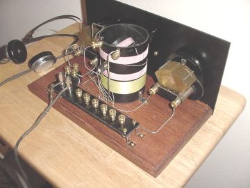 Dave Schmarder's #11 Crystal Radio Back view