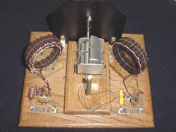 Dave's Reproduction Miller Crystal Radio, Back view