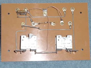 Dave's 17th Crystal Set Inside view