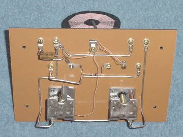 Dave's 17th Crystal Set Inside view