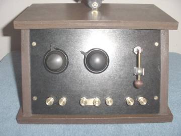 Dave's Homemade Crystal Set Front Panel