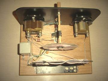 Dave's Homemade DX Crystal Radio Back view