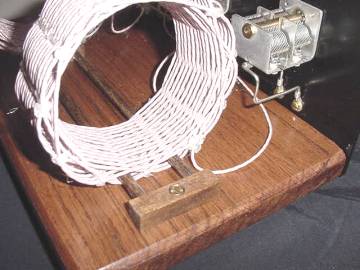 Crystal Radio Antenna coil slide detail