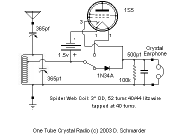 Dave Schmarder's Radio Schematic of #26 Radio