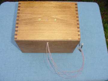 Dave's Loop Crystal Radio, Top view