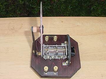 Side view of my #36 crystal radio