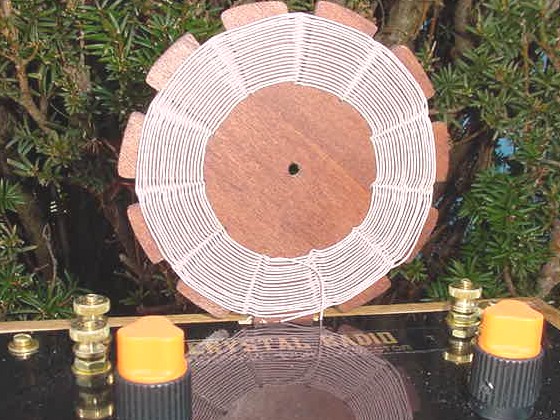 Crystal Radio #46, Coil View