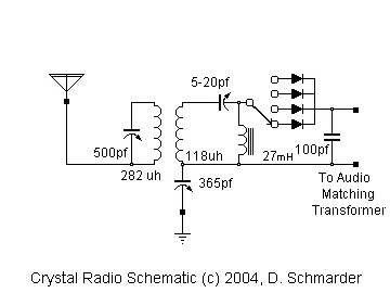 Crystal Radio #47 Schematic