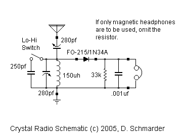 Crystal Radio 53 Schematic