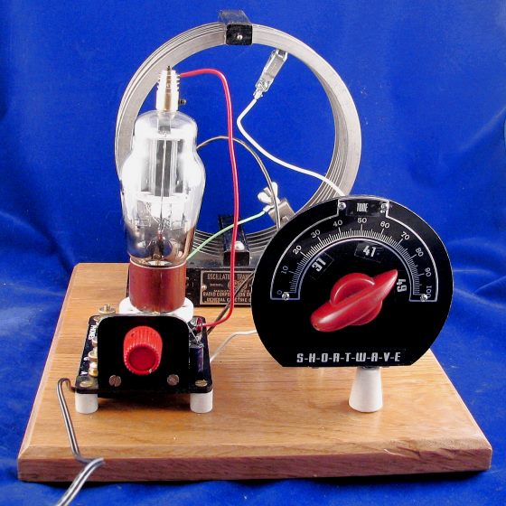 Dave Schmarder's Homemade One Tube Radio