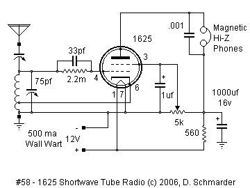 CS-58-1625 Radio Schematic