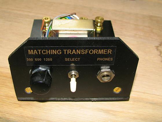 Dave's Homemade Crystal Radio #60 output transformer