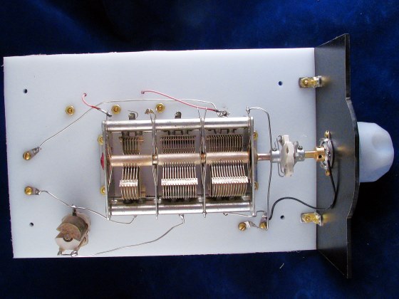 Crystal Radio #66 Antenna Tuning Unit, bottom view.