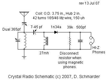 Dave's Homemade Radios #67 Schematic