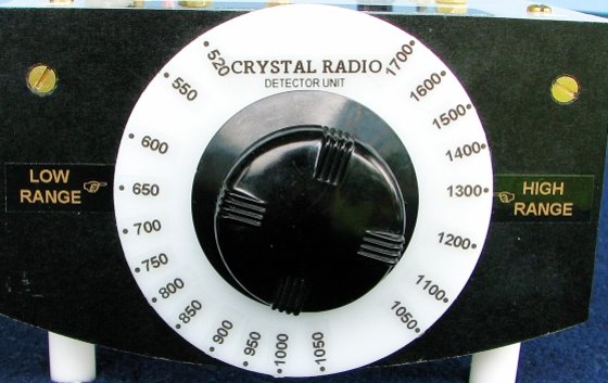 Dave Schmarder's DX Crystal Radio, Detector Dial