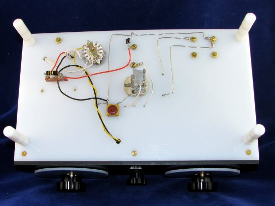 Dave's Homemade Crystal Radio, #70. Bottom View