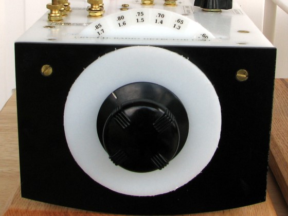 Crystal Radio #73 Detector Dial Close-Up