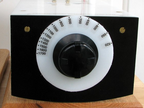 Crystal Radio #73 ATU Dial Close-Up