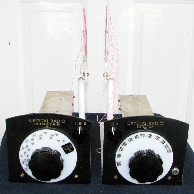 Dave's Homemade Radios, Crystal Set #75 - Main View