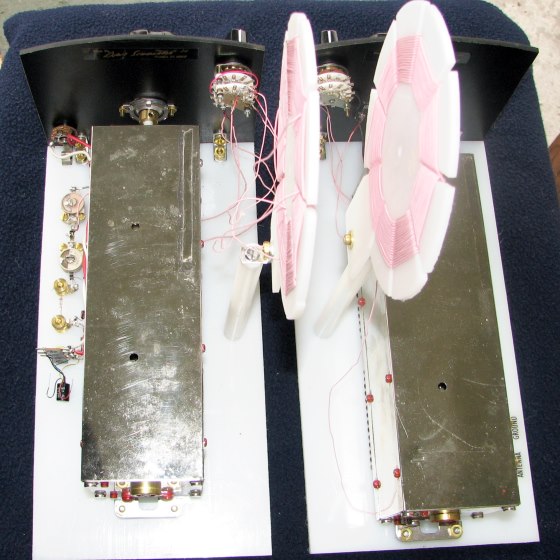 Dave's Homemade Radios, Crystal Set #75 - Back View