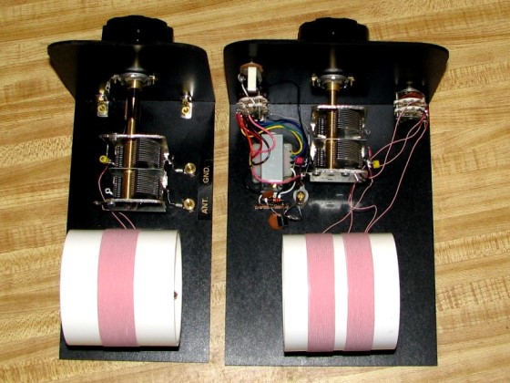 Dave's  Handmade Crystal Set #78 Rear View