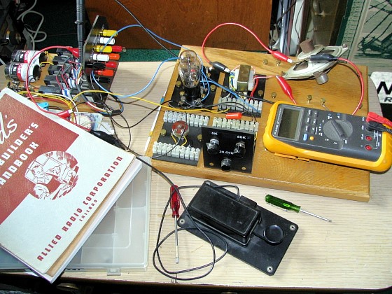 Breadboard Version, Code Practice Oscillator