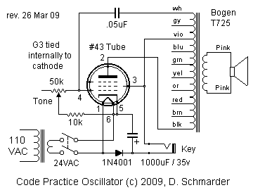 Code Oscillator Schematic