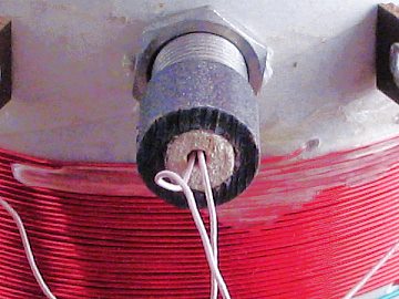 Dave Schmarder's Homemade Variocoupler Coil, Rotor Detail