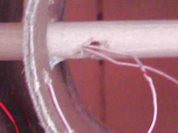 Dave Schmarder's Homemade Variocoupler Coil, Rotor Detail