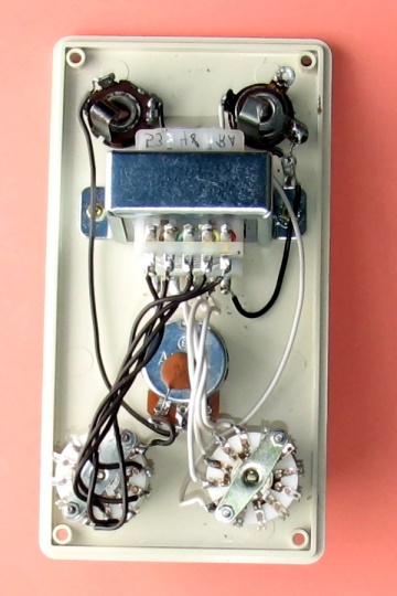 Crystal Radio Matching Transformer Inside View