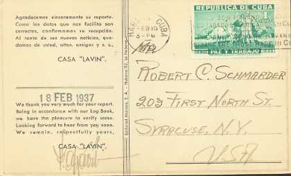 COCX  Old Broadcast Band QSL Card