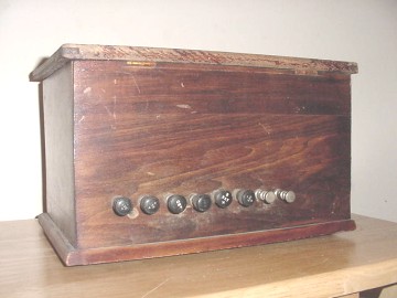 Dave's Homemade Radio Restoration Project, the back view