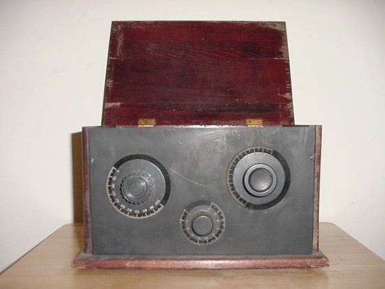 Dave's Homemade Radio restoration project, before the restoration began