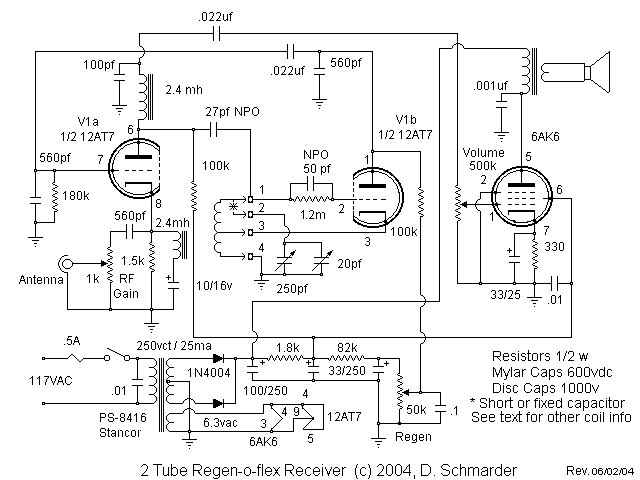 Regen-o-flex Schematic