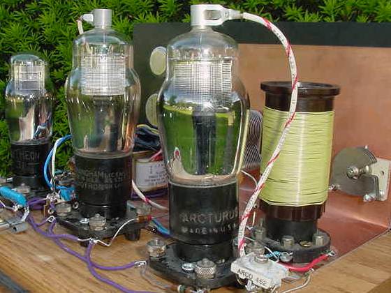 Dave's 3 Tube All Wave Receiver, Back View