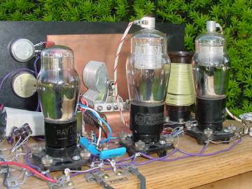 Dave's 3 Tube All Wave Receiver, Tube View