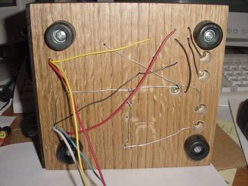 Dave Schmarder's 3Q5 Radio, Bottom wiring view