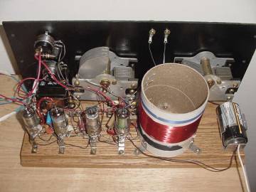 Dave Schmarder's 4 Tube Regen Radio, Back View