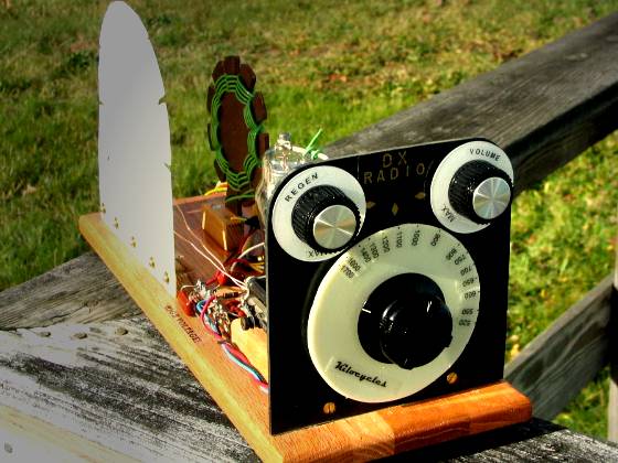 Regenerative dx radio using one tube.