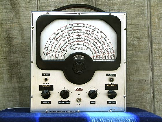 Regenerative radio using one tube.